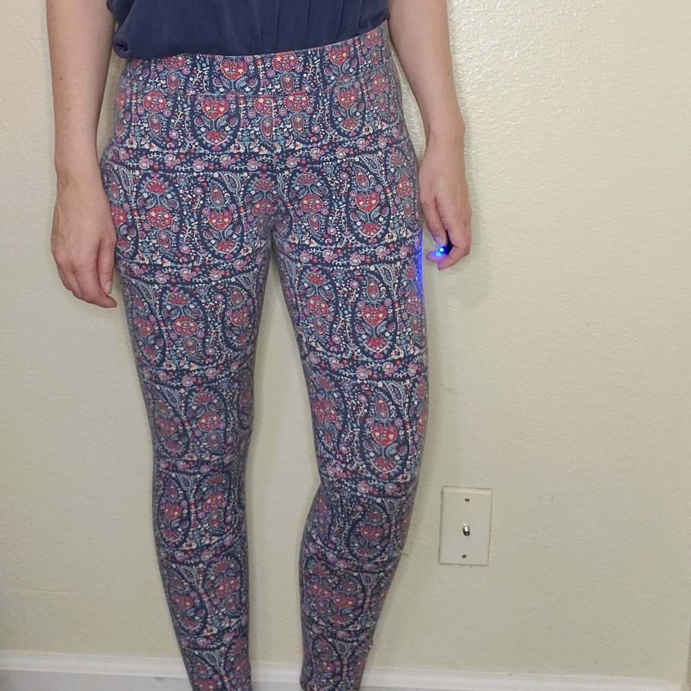 L American Eagle boho blue leggings